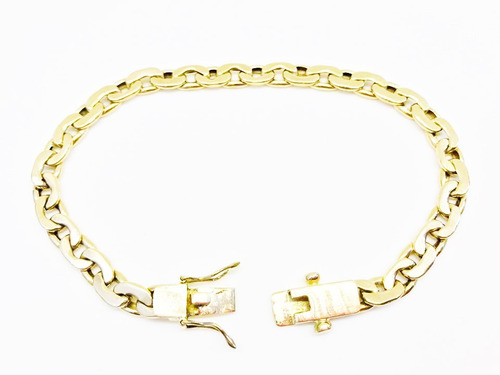 Pulseira Esquerda Direita 10 Gramas Ouro 18k 750 Comprimento 19 Cm Cor Amarelo