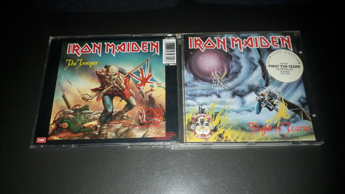 Iron Maiden Cd Single Duplo Edição Limitada Icarus / Trooper