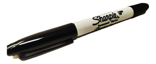 Marcador Permanente Sharpie Doble Punta Negro C/12 Piezas