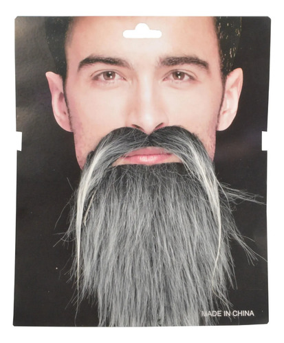 Mm Gray Black Men's Beard 2-piece Set - All Yards - Mens
