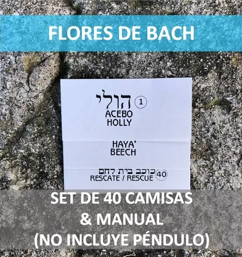 Pendulo Hebreo. 40 Camisas Flores De Bach | Meses sin intereses