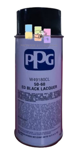 Ppg  Wa49180cl Ed Black Lacquer