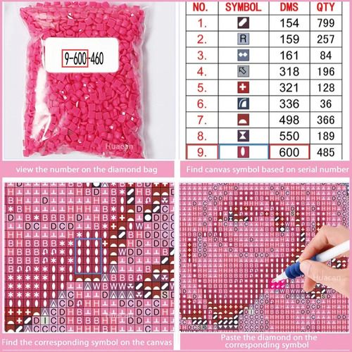 Hh V Kit De Pintura De Diamante 5d,gallo Con Flores, Granja