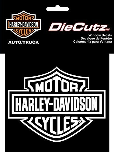 Chroma Gráficos Harley Davidson Die Cutz - Blanco De La Etiq