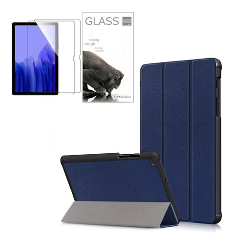 Funda Smart Para Tablet Samsung Tab A7 T500/5 + 2 Vidrios