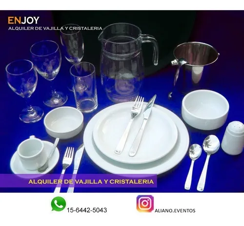 Venta de vajilla y cristalería hot sale