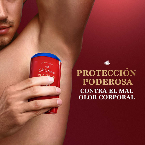 Desodorante Old Spice Platinum Citrus & Wood 85 G