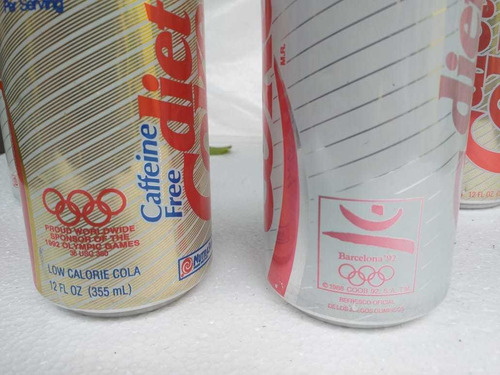 Juegos Olimpicos Barcelona 1992 Coca Cola Latas Diet Coke R3 (Usado)