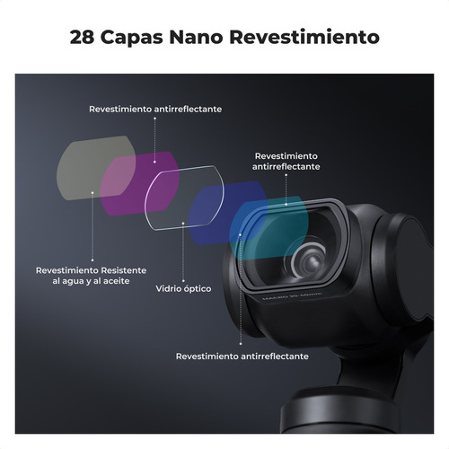K&f Dji Osmo Pocket 3 Filtro Para Cámara De Bolsillo (macro)