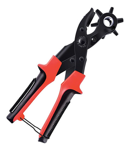 Imagen 7 de 10 de Pinza Sacabocado Profesional Para Perforar Cuero Plástico.