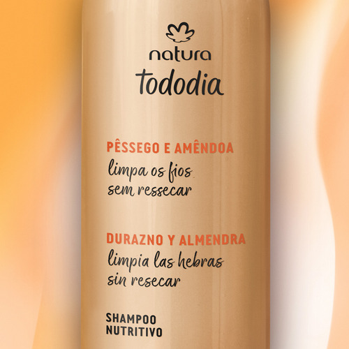 Shampoo Nutritivo Tododia Pêssego E Amêndoa 300 Ml Natura