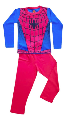 Pijama Spiderman Hombre Araña Esigual Niño Araña