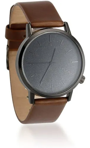 Acero Hombres S Reloj Clásico Moderno De Cuero De Imit...
