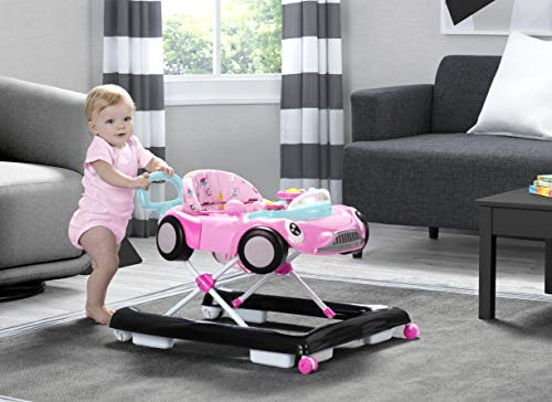 Andador Y Caminador Auto Niña Delta Children Color Rosa