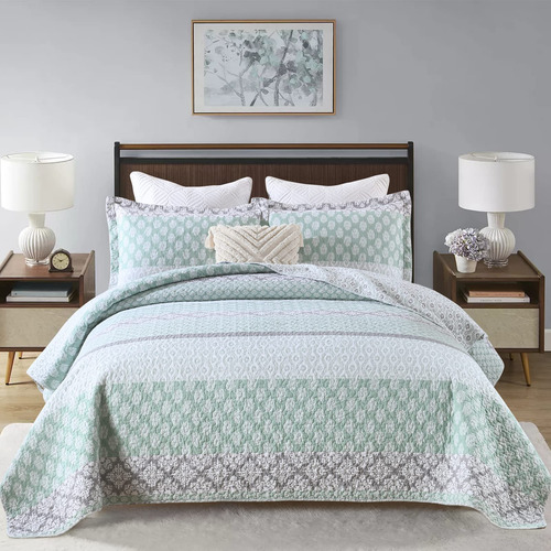 Perhom Colcha Queen Size - Juego De Colcha Queen, 100%