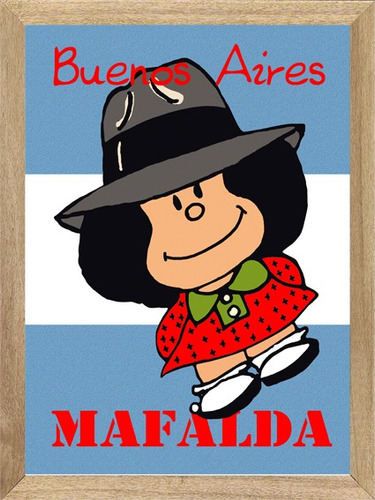 Mafalda Cuadros Poster Comic Cartel    L163