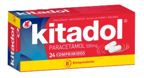 Kitadol 500 Mg 24 Comprimidos