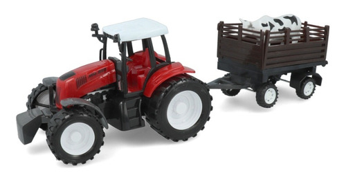 Tractor Infantil Con Trailer 45cm X 11cm X 9 Cm