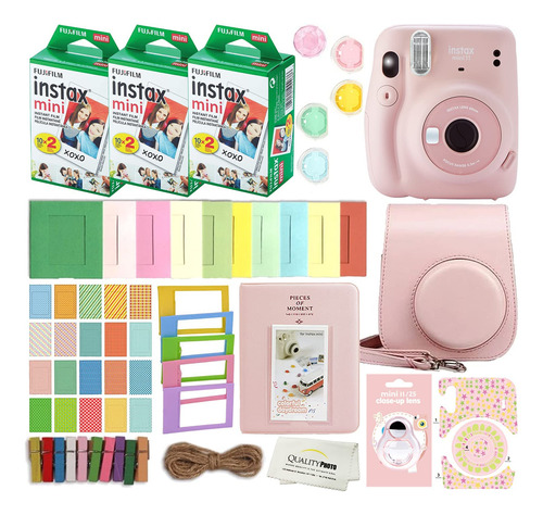 Fujifilm - Cámara Instantánea Instax Mini 11 Con Funda, 6.