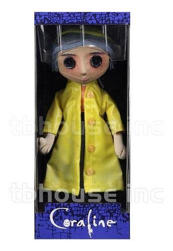 Neca - Coraline Doll Muñeca Ojos De Boton 25 Cm - Original