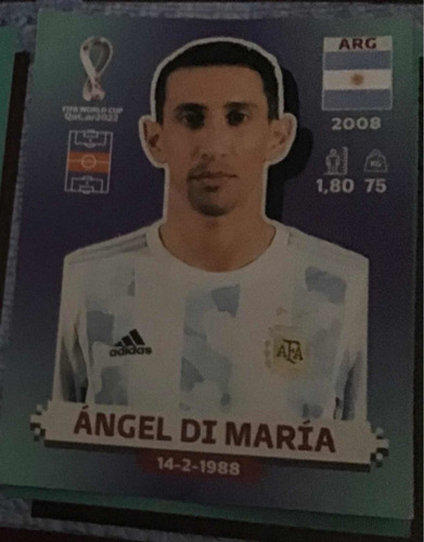 Ángel Di María Quatar 2022 Panini