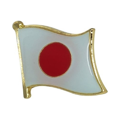 Pin Metalico Broche Bandera Japon Pasaporte Pais Adorno