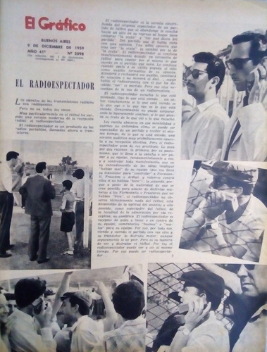 El Grafico 2098 Ascenso Chacarita , Poster Sanfilippo Año 59 (Usado)
