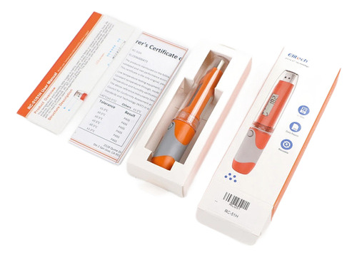 Termohigrómetro Data Logger Temp Y Hum Elitech Rc-51h Origin