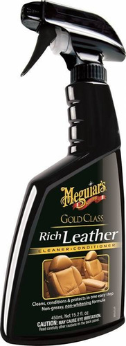 Hidratante E Limpador De Couro Meguiars Gold Class Spray - 4