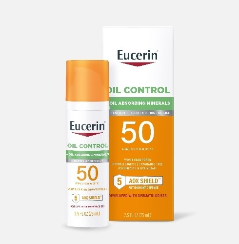 Eucerin Oil Control Absorbing Minerales Loción Spf50 75ml 