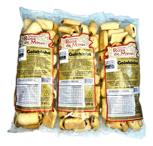 Biscoito Goiabinha Recheado - Kit 2 Unidades Rosa De Minas