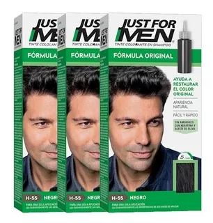 Pack X3 Jfm Tinte Hombre Color Negro 40 Gr