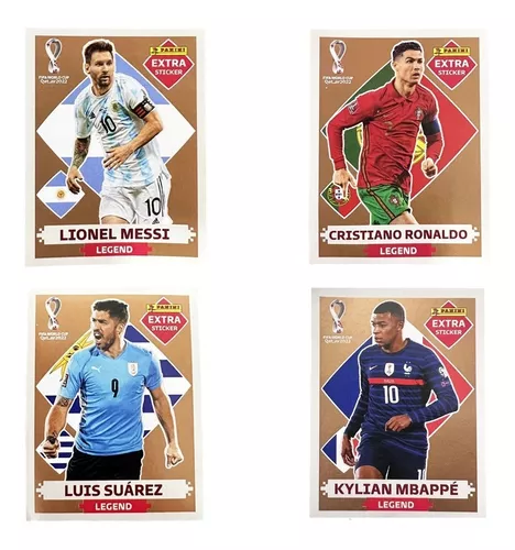 Figurinha Extra do Kylian Mbappé Bronze da França Legend da Copa do Mundo  do Qatar 2022 - Item de Coleção Original Panini