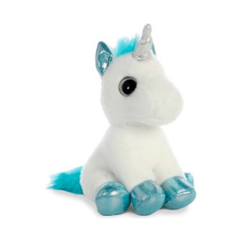 Peluche Unicornio Celeste 20 Cm