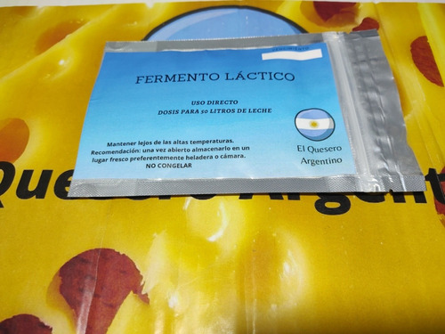 Fermento Para Elaborar Yogurt Para 50 Lts + Receta