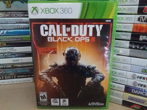 Jogo Call Of Duty Black Ops 3 Xbox 360 Original Online Leia