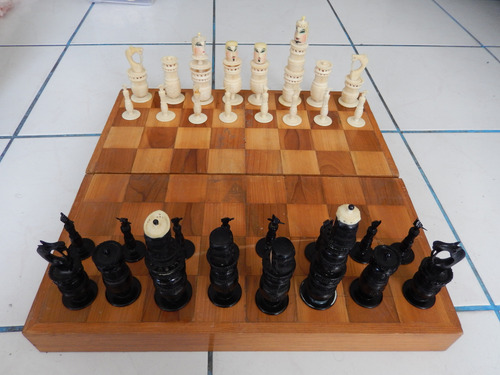 Juego Ajedrez Completo Vintage (Usado)