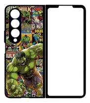 Comprar Funda Protector Case Para Samsung Z Fold 3 Hulk Marvel