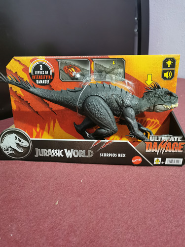 Jurassic World Ultimate Damage Scorpios Rex (Usado)