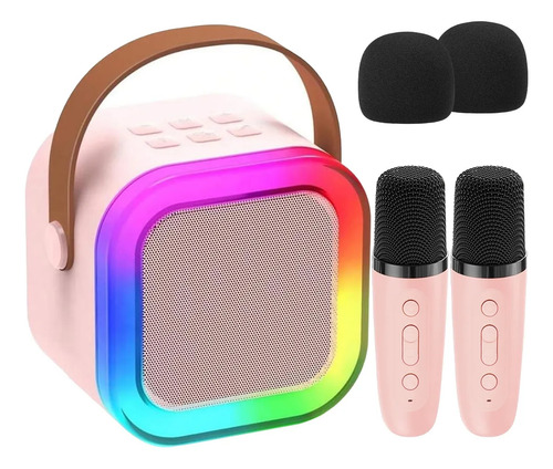 H Karaoke Infantil 2p Microfono Para Niños Altavoces