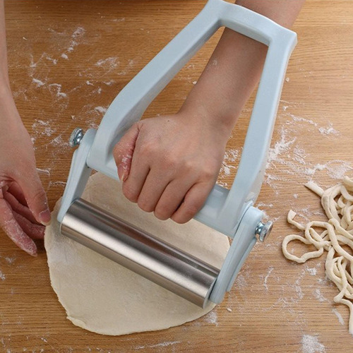 Wpd Rodillo De Acero Inoxidable Para Amasar Pizza,