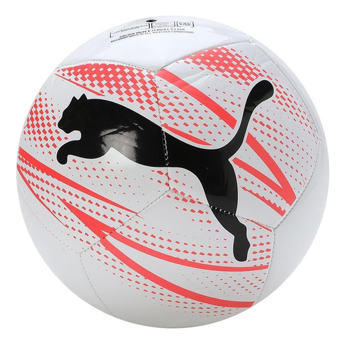 Balón Puma De Fútbol Attacanto Graphic Número 5 Blanco/rojo