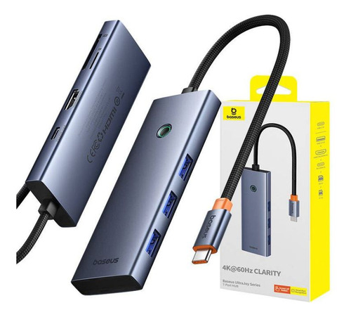 Hub Adaptador Usb-c 7 En 1 Baseus Hdmi Usb 3.0 Vga Pd