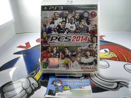 Jogo Pro Evolution Soccer 2014 Pes Ps3 Mídia Física