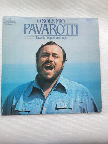 Pavarotti O Sole Mio Disco Vinilo Lp Importado _ 