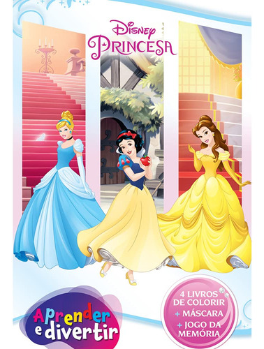 Libro Colorir Divertido Princesas De Disney Rideel / Bicho