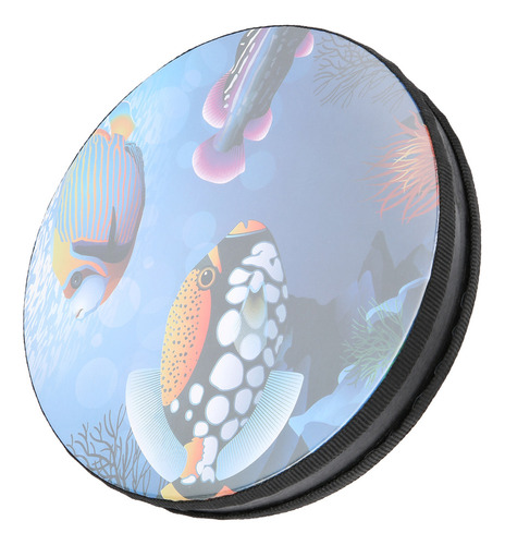 Tambor De Percusión Orff Sea Sound Ocean Children, 10 Pulgad