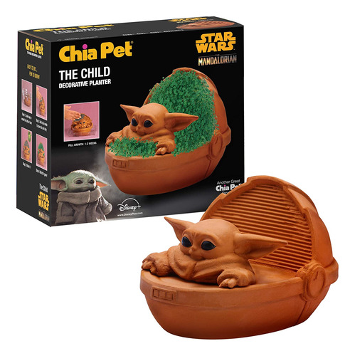 Chia Pet Star Wars El Bebé Mandaloriano Yoda Terra Cotta