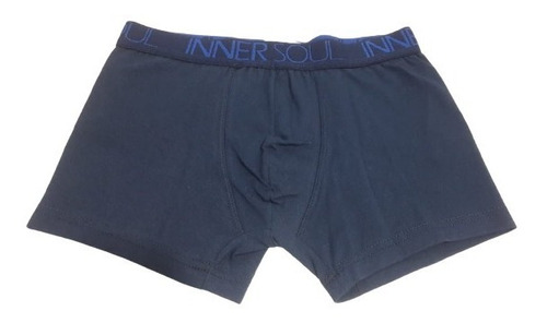 Boxer Algodon Y Lycra Liso Talle Especial Inner Soul 4211 E