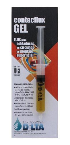 Flux Gel Contacflux Soldadura Circuito Montaje Superfic Once